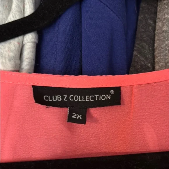 Vibrant Orange Pink Embellished Tunic Coverup - Picture 2 of 3